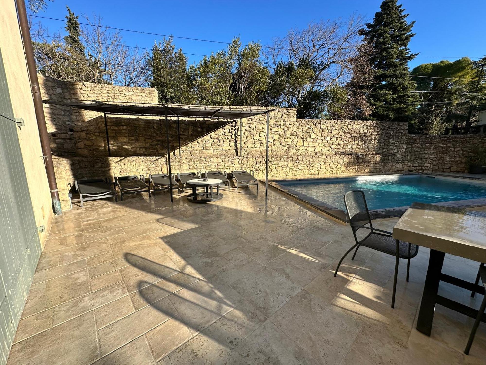 Appartement avec Piscine privée dans Résidence pour 6 personnes Uzès Esterno foto